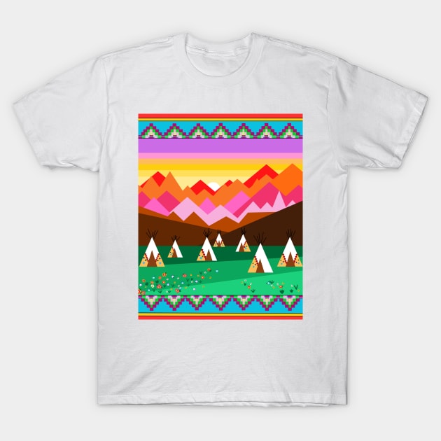 Indian tribe T-Shirt by antArctica 